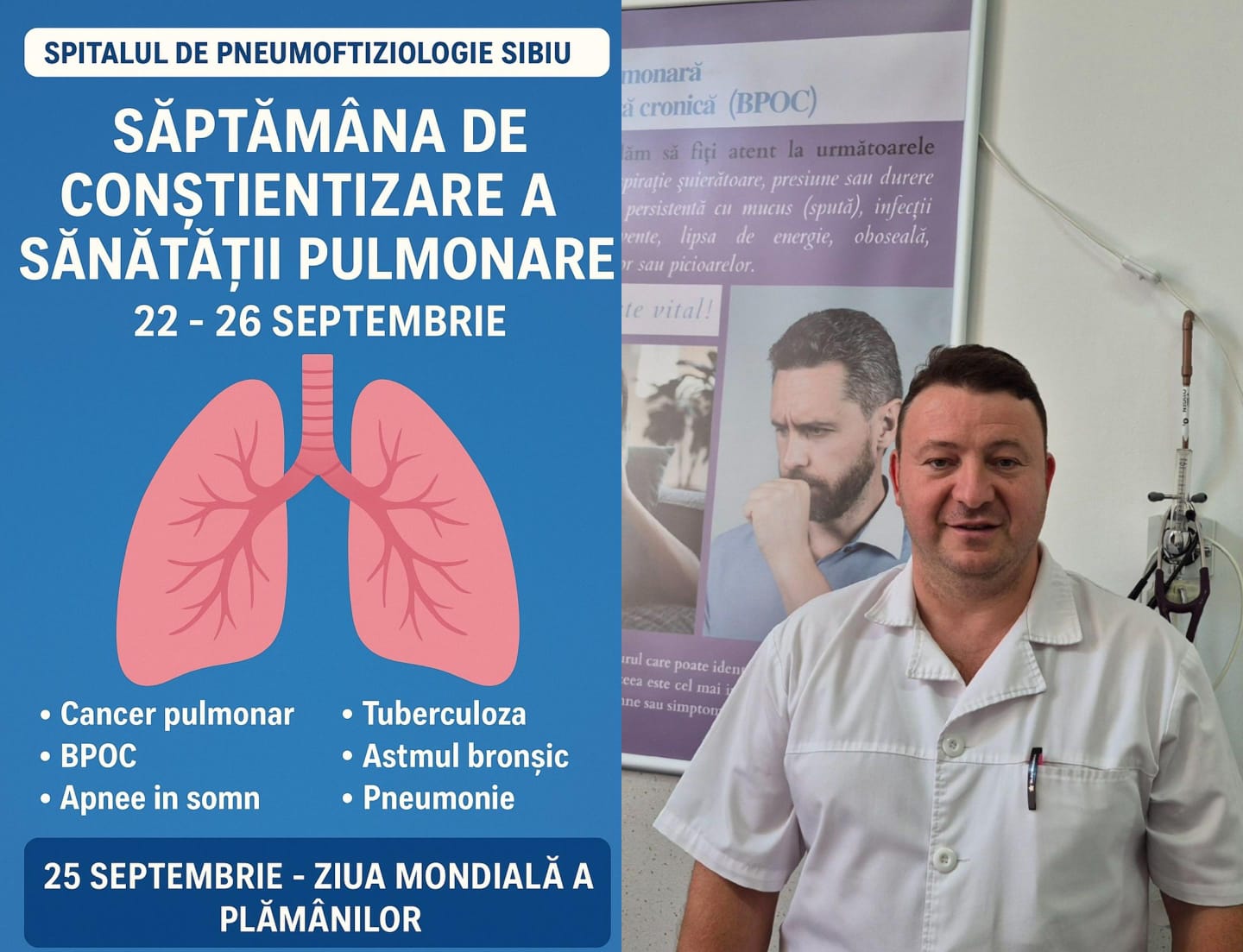 Dr. Ovidiu Lucuța despre importanța renunțării la fumat pentru prevenirea BPOC