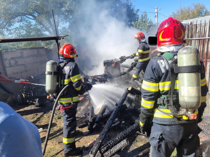 IMG-20250923-WA0044 ATV ars după incendiul provocat de un scurtcircuit la Sebeșul de Jos
