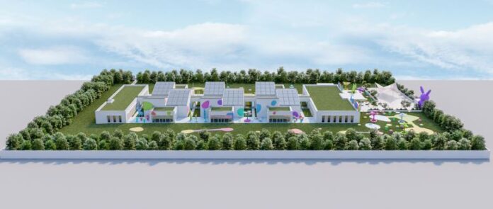 550399291_1104098625172558_4386460523658426517_n Șantierul noii creșe din cartierul Reșița, Sibiu, cu utilaje de construcții