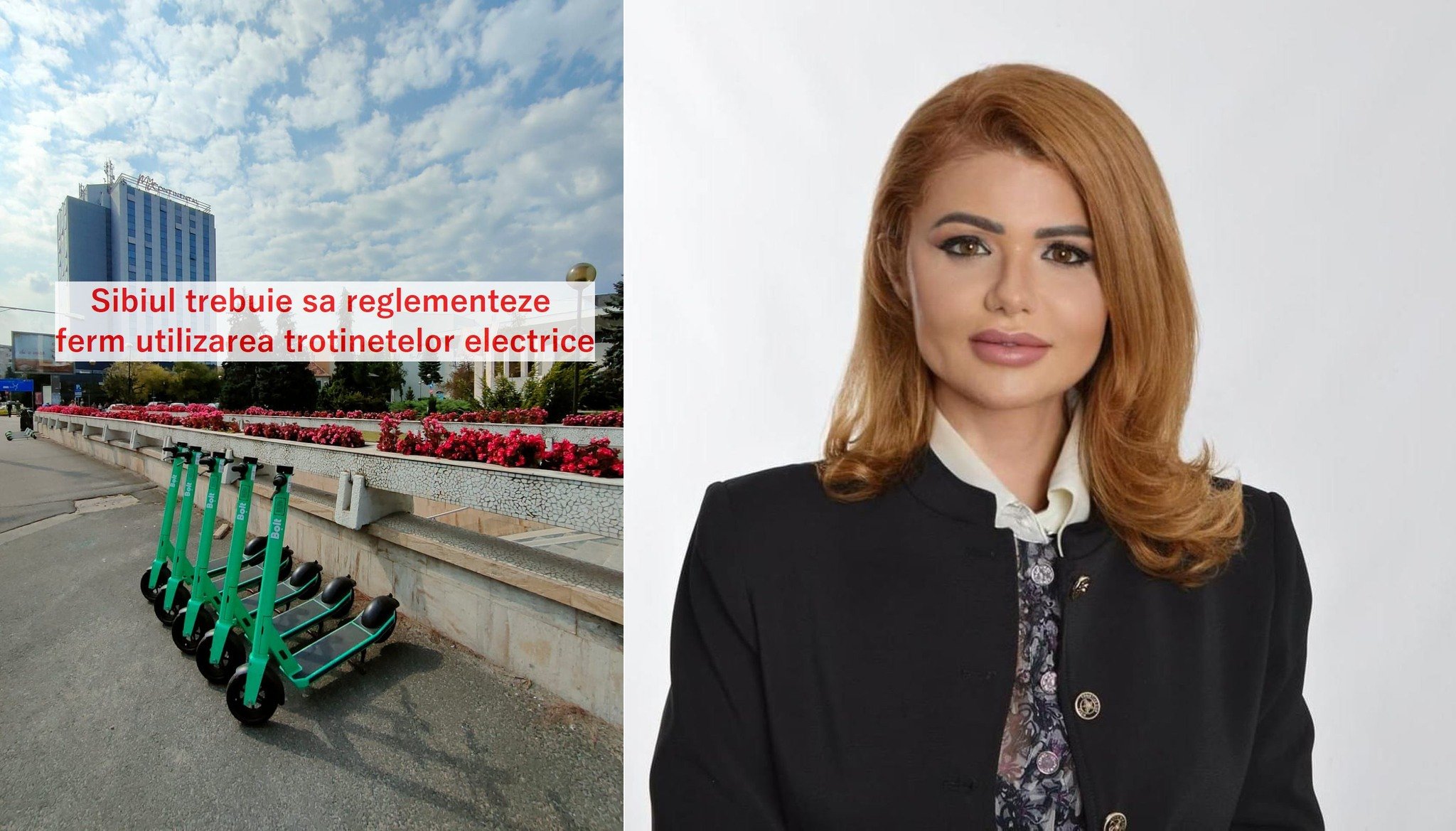 Laura Barac PSD Sibiu discută reglementarea trotinetelor electrice în oraș