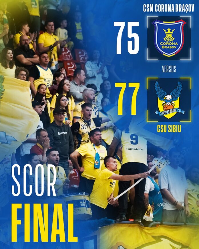 BC CSU Sibiu în ultimul meci amical înainte de startul noului sezon de campionat.