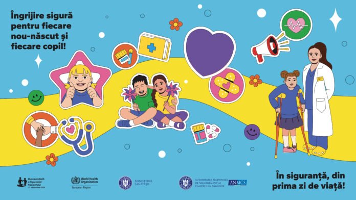 OMS România promovează siguranța pacientului de la prima zi de viață