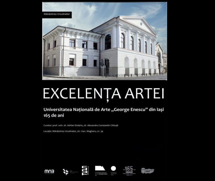 WhatsApp Image 2025-09-16 at 10.38.33 Panou de informare la expoziția Excelența Artei Sibiu prezentând programul și cele 165 de ani de istorie a UNAGE