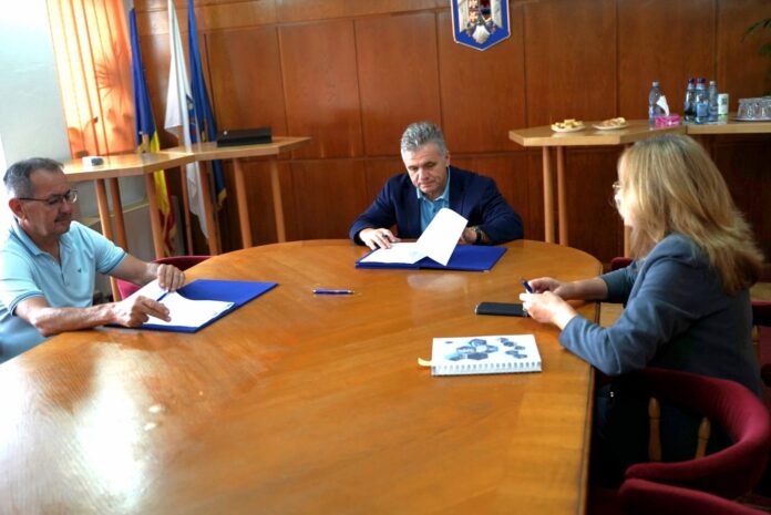 Semnarea contractului de concesionare pentru Lacul Heleșteu la Mediaș