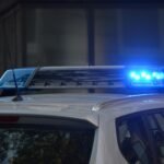 Șofer băut oprit de Poliția Rutieră Sibiu pe strada Verzeriei pentru control