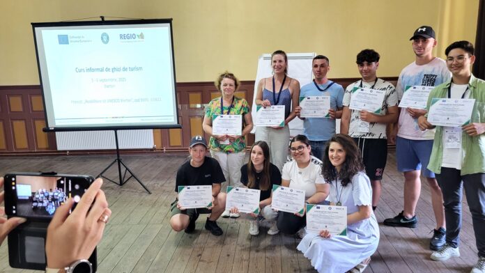 Absolvenți ai cursului de ghizi turistici Biertan primiți cu diplome la festivitate