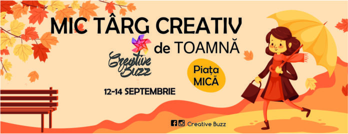 Creative Buzz Sibiu eveniment de toamnă în Piața Mică cu design local și artă