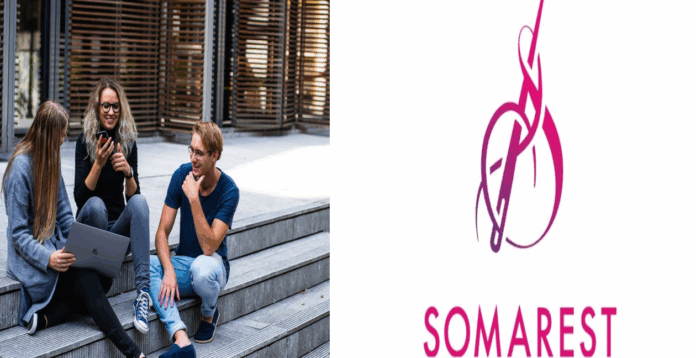 Screenshot site Somarest cu oferte de stagii de practică pentru studenți.