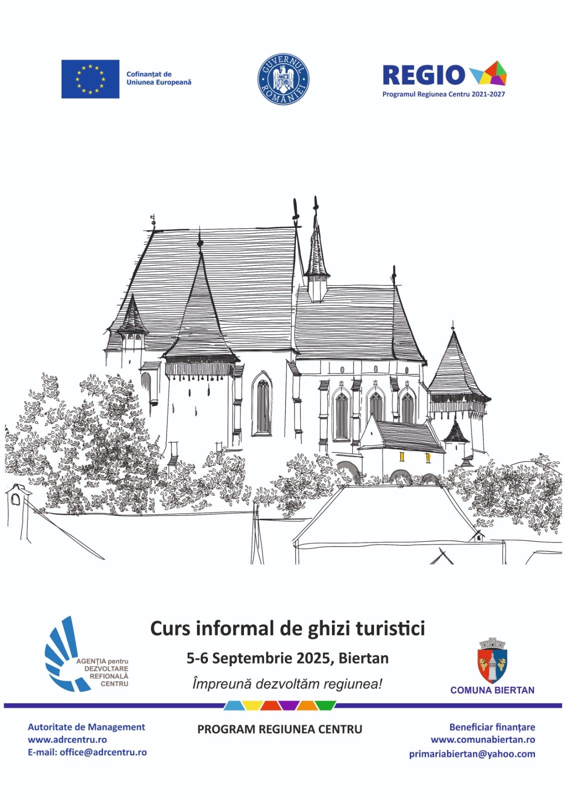 Curs informal de ghizi turistici în Biertan!