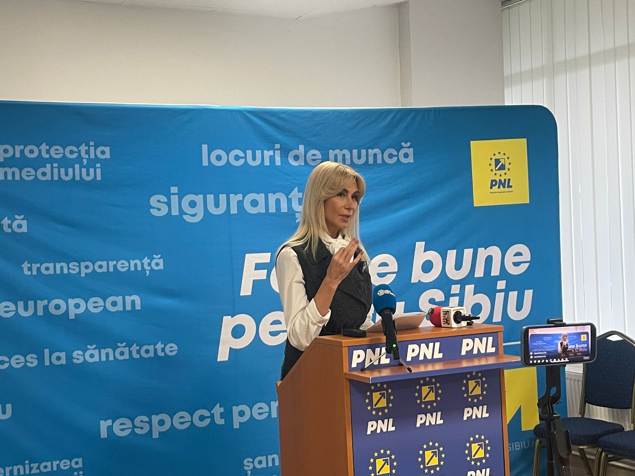 Raluca Turcan, vicepreședinte PNL, discută despre Tribunalul Sibiu și întârzierile lucrărilor