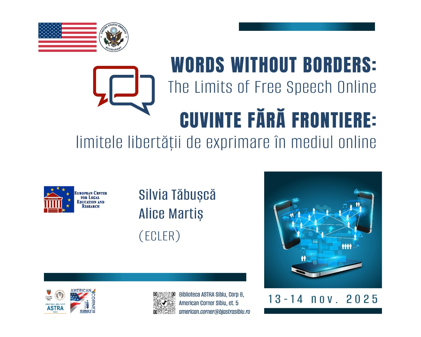 Ateliere Biblioteca Astra, participanți la discuții despre libertatea de exprimare online