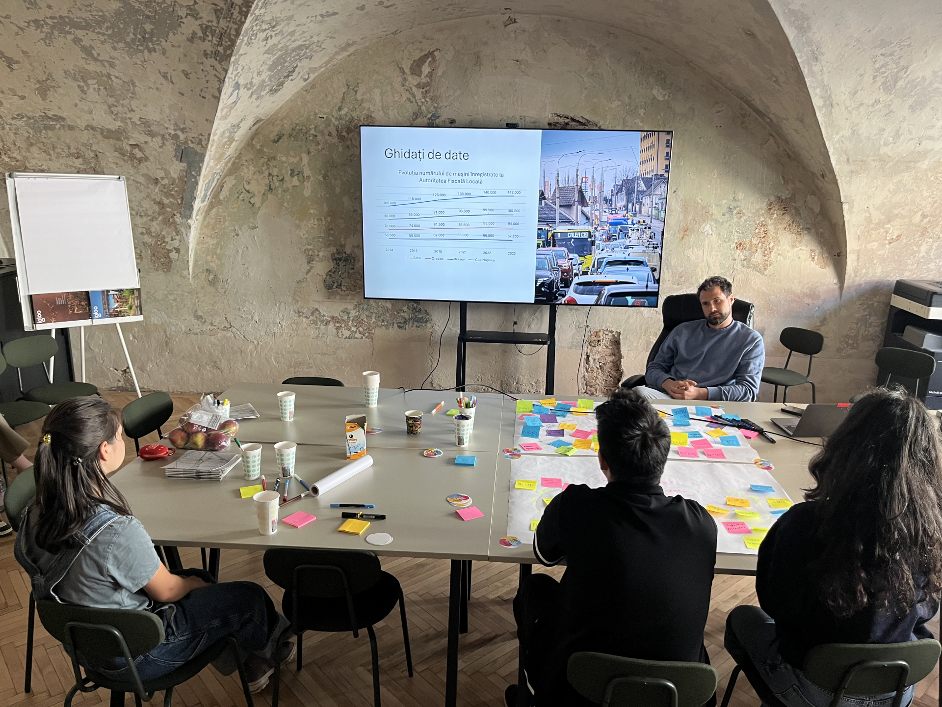 Expoziția UrbanUp! TU_Act in Sibiu la Biblioteca ASTRA, proiecte ale liceenilor pentru un oraș mai bun