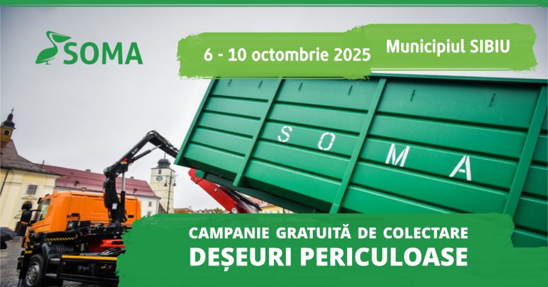 FB-periculoase Postare Facebook informare colectare deșeuri periculoase în Sibiu