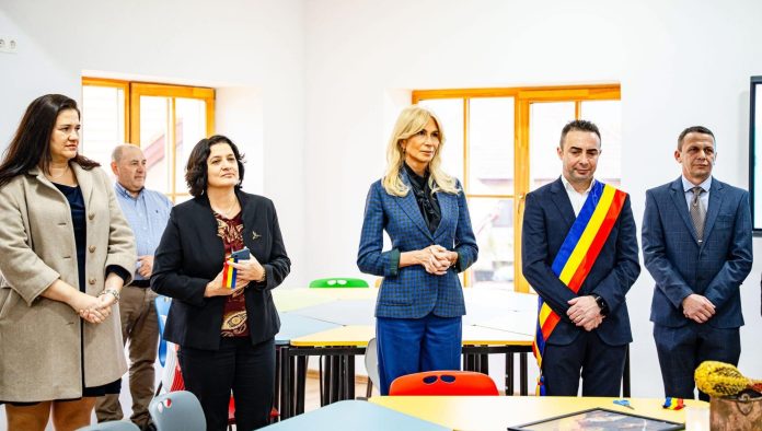 Centrul de zi pentru copiii din Tălmaciu, clădire modernă inaugurată pentru a susține familiile