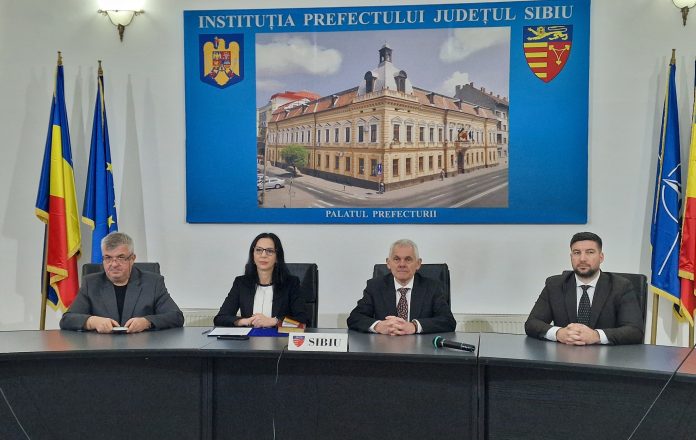 Andra Albu depune jurământul ca subprefect al județului Sibiu la ceremonie oficială