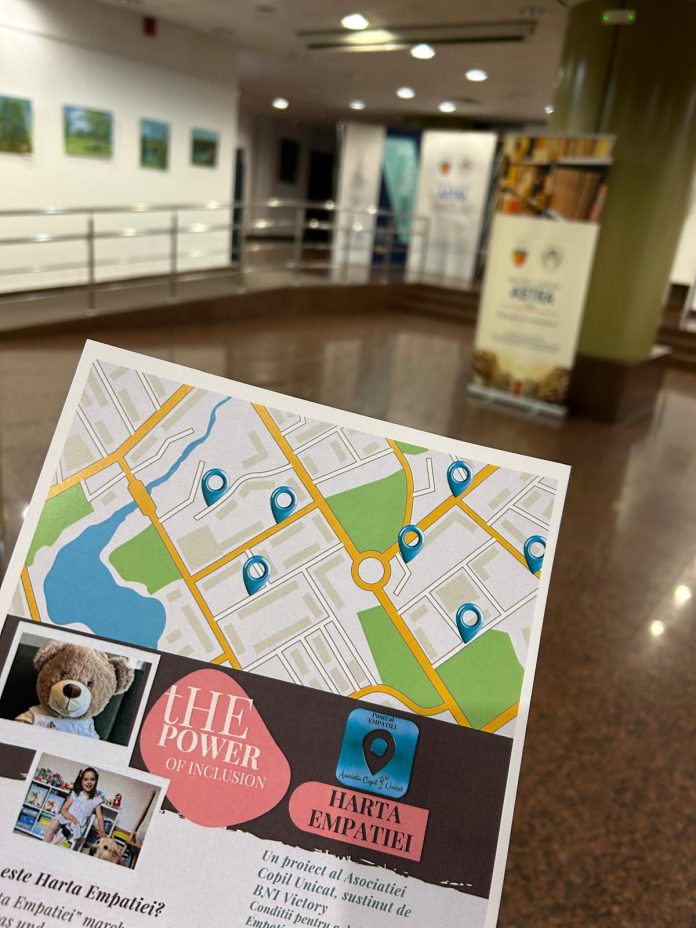 Invitație de eveniment pentru lansarea Hărții Empatiei, inițiativa Asociației Copil Unicat din Sibiu