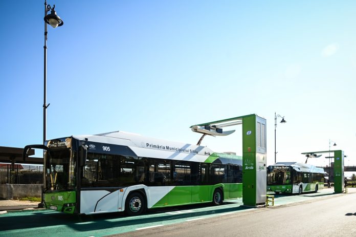 Flotă de autobuze electrice Solaris pentru modernizarea transportului în municipiul Sibiu