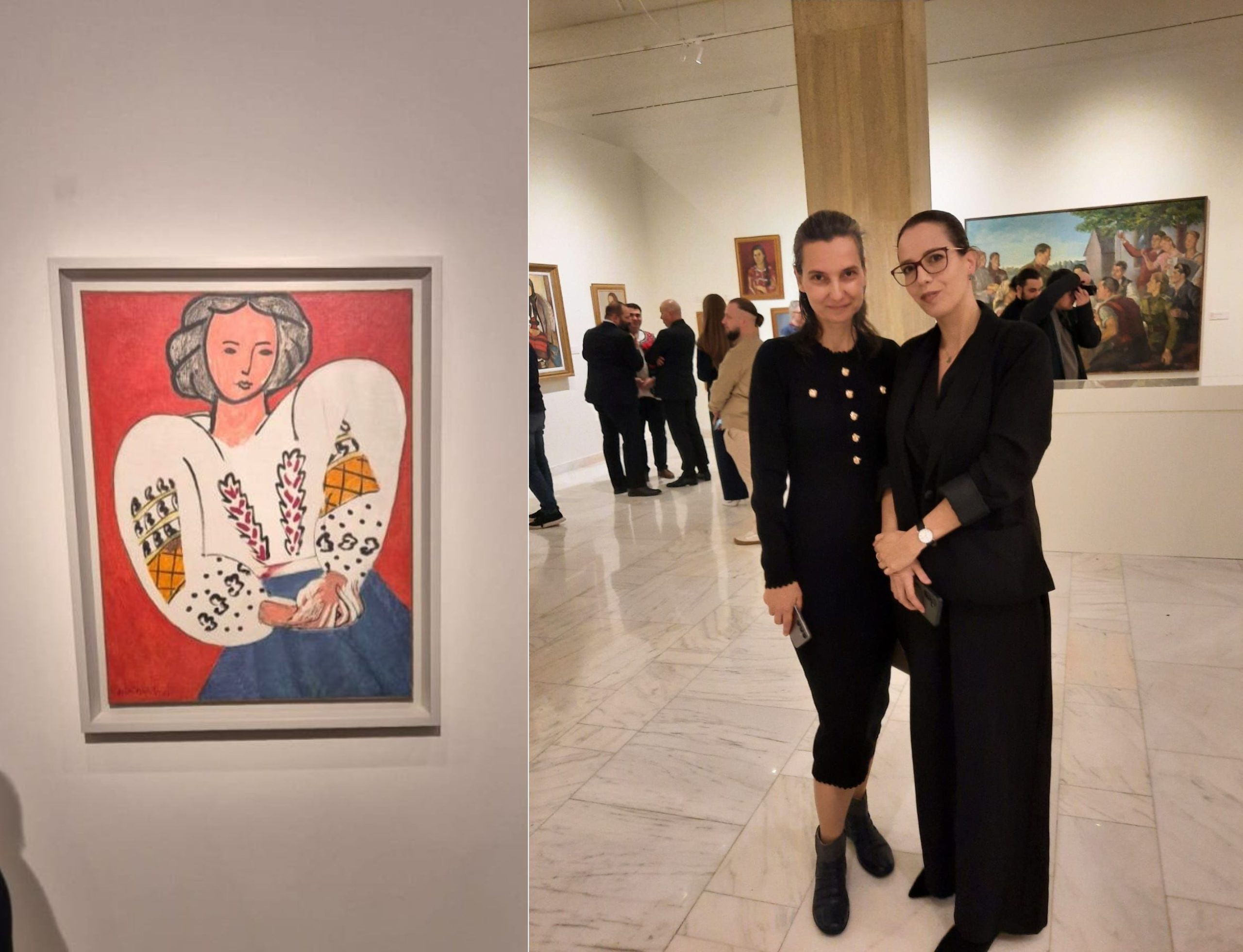 Managerul interimar al Muzeului Național Brukenthal la vernisajul expoziției de port popular românesc