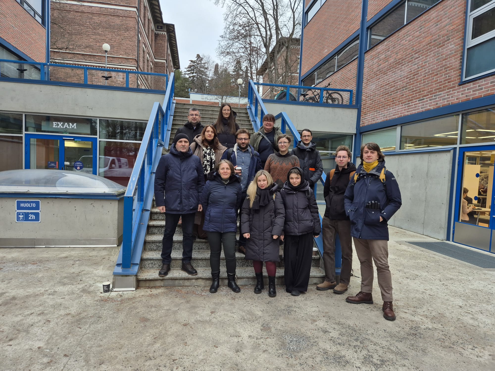 Delegația ULBS în vizită de lucru la Universitatea din Jyväskylä, Finlanda, pentru proiectul Elabchrom.
