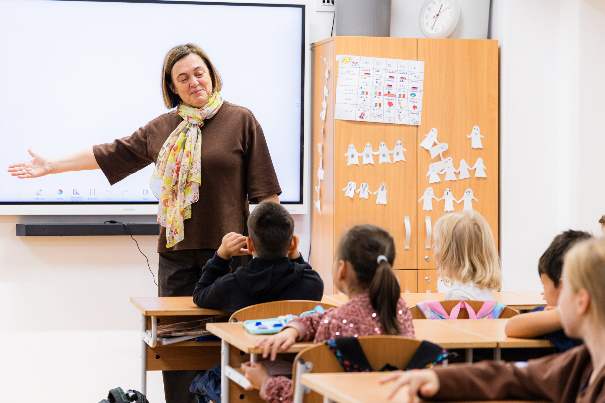 Florentina Beznea la proiecția MOViEs ON Junior @ ESTE Filmul de Miercuri din Sibiu.