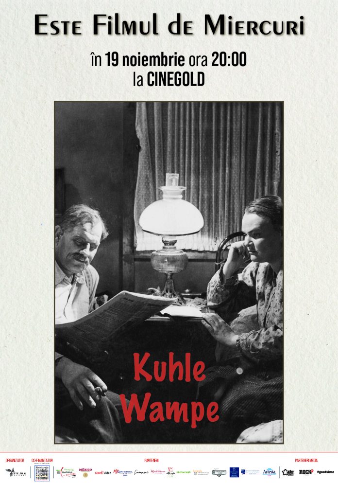 Afisul filmului Kuhle Wampe, prezentat la CineGold Sibiu în programul ESTE Filmul de Miercuri
