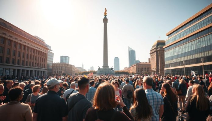 O balanță de justiție, simbolizând lupta dintre cenzura pe internet și libertatea de exprimare