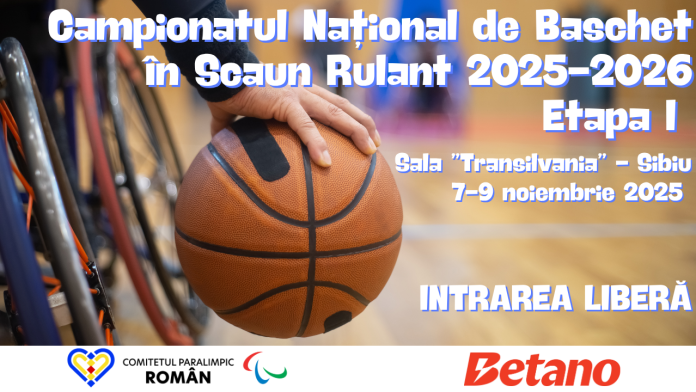 Prima etapă a Campionatului Național de Baschet în Scaun Rulant la Sibiu