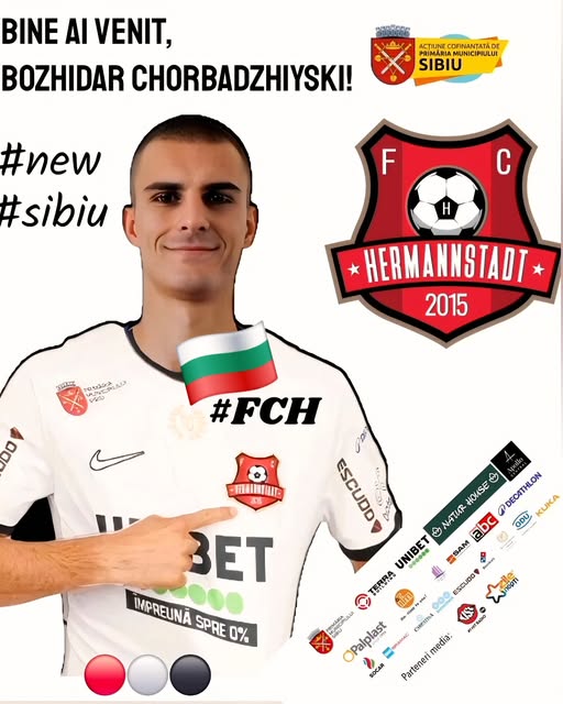 bulg Fundașul bulgar transferat de FC Hermannstadt, prezentat în tricoul noului club.