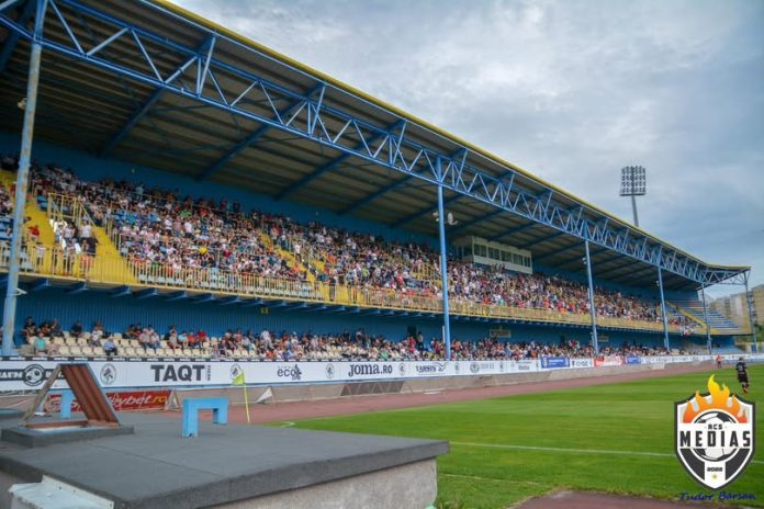 ACS Mediaș antrenament pe Stadionul Gaz Metan înainte de revenirea pe arenă