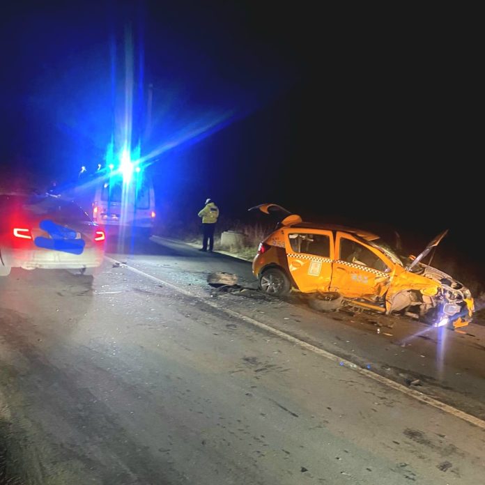 Șoseaua DJ 106 spre Daia, cu traficul îngreunat din cauza accidentului rutier