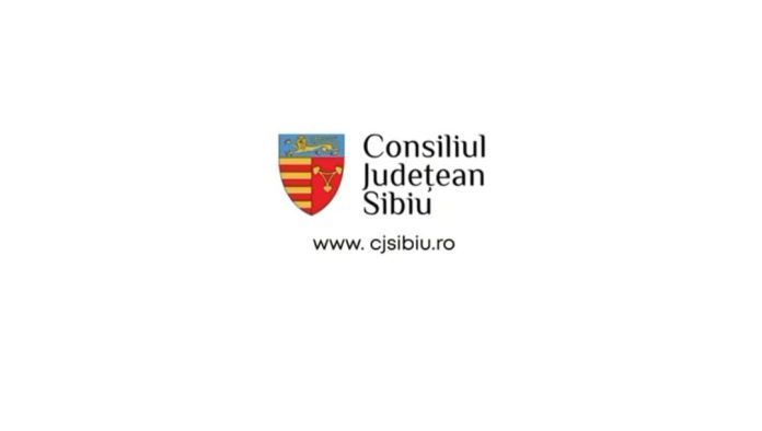 O echipă de colindători de la Consiliul Județean Sibiu, înainte de a începe turul de colinde