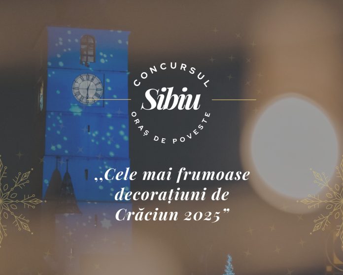 Premierea câștigătorilor concursului Oraș de Poveste 2025 pe scena Târgului de Crăciun din Sibiu