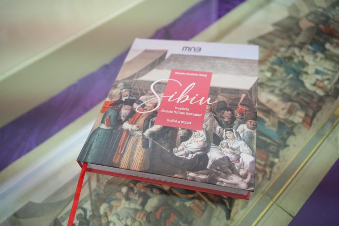 Interiorul Muzeului Național Brukenthal în timpul lansării albumului Sibiu