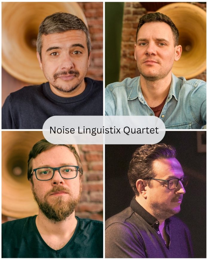 Concert de jazz contemporan bulgăresc pe scena elegantă a Sălii Thalia, cu muzicieni în acțiune