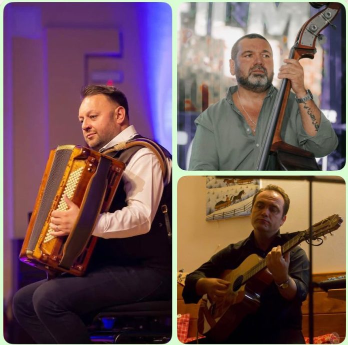 Florin Pană Trio cântând gypsy jazz live la Zilele Minorităților Naționale