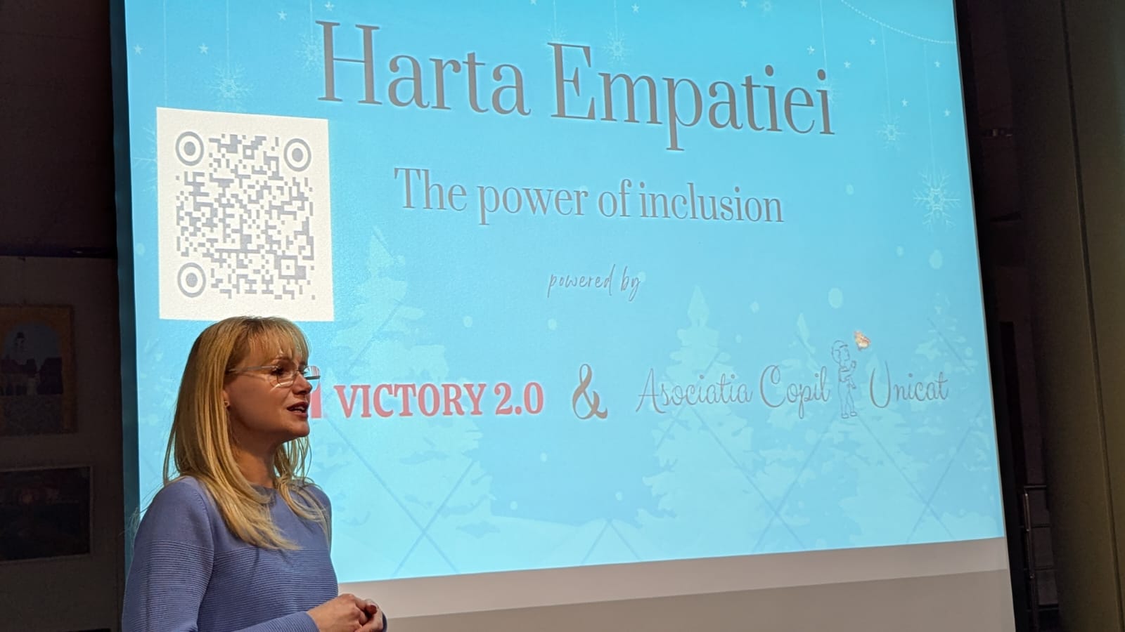 Participanții comunitari vizitează stația Hărții Empatiei CJRAE Sibiu, dedicată incluziunii
