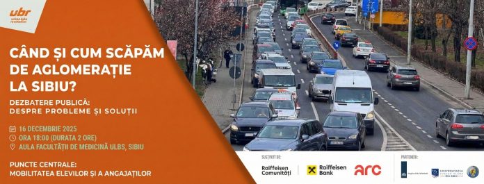 Membrii Asociația Urban Bike Revolution discută planuri pentru reducerea aglomerației în Sibiu