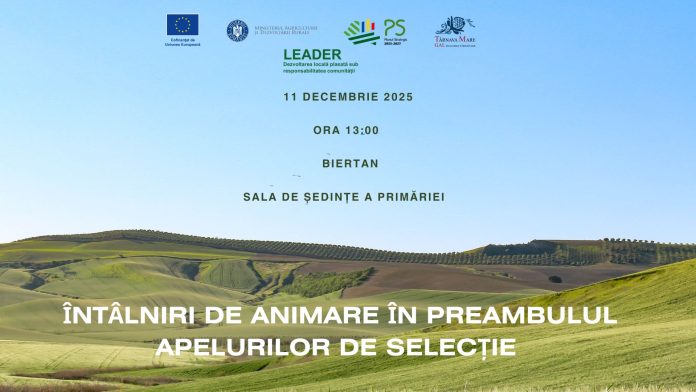 Primăria comunei Biertan găzduiește eveniment despre fonduri europene pentru localnici.