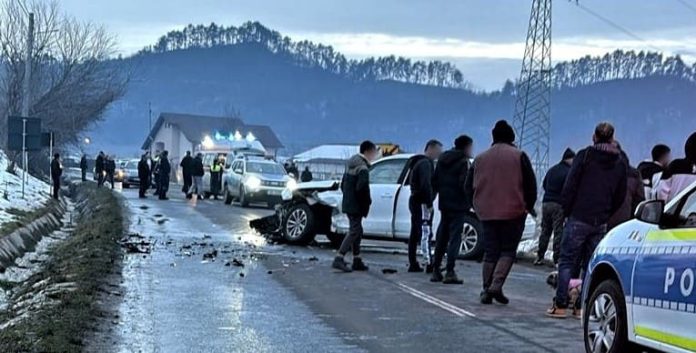 Accident rutier la Moșna pe DJ 141 care a blocat traficul spre Mediaș