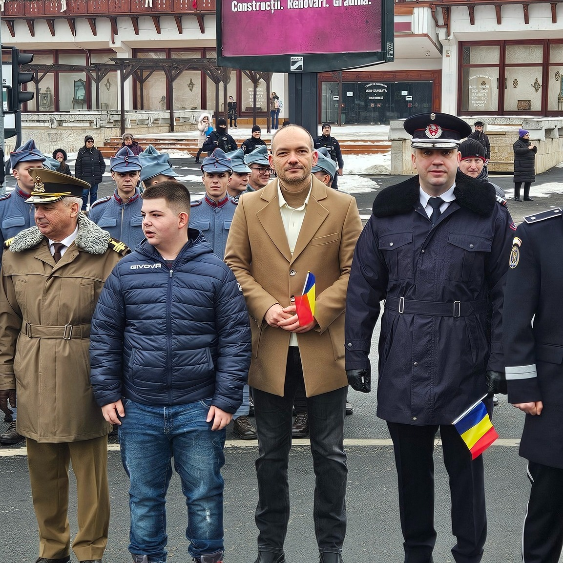 Vlad Vasiu, vicepreședintele CJ Sibiu, la o ședință dedicată Zilei Unirii Principatelor Române