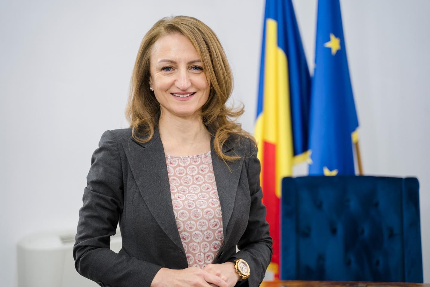 Daniela Cîmpean, președinta CJ Sibiu, la sărbătorirea Zilei Unirii românilor