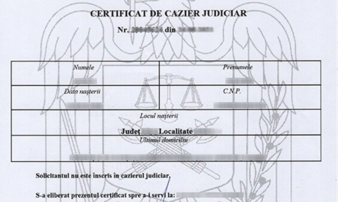 Ghișeu pentru cazier judiciar în Cisnădie, serviciu public pentru cetățeni