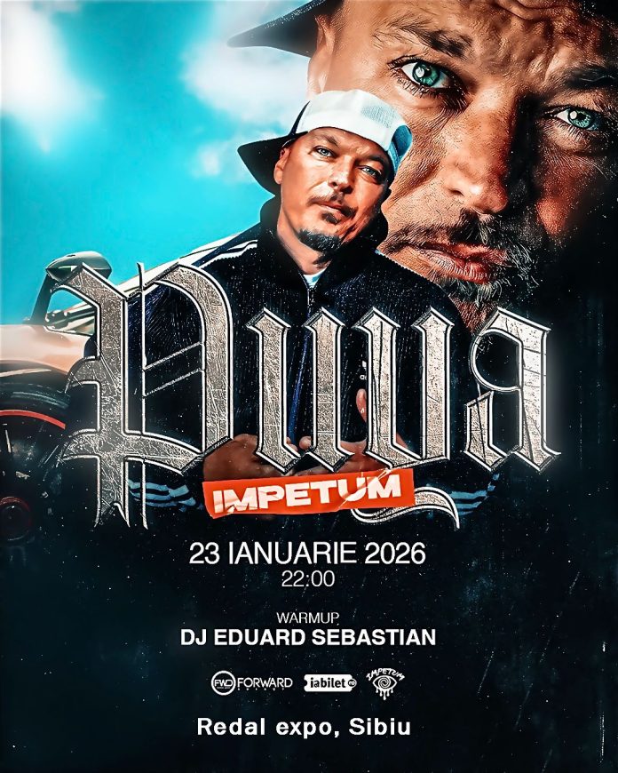 Afis concert exploziv Puya la Redal Expo Sibiu pe 23 ianuarie 2026