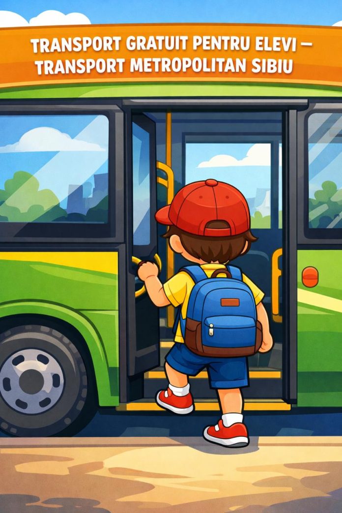 Autobuz Tursib oferă abonamente gratuite pentru elevi în Sibiu