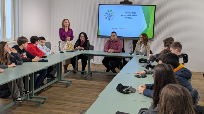 Logo-ul programului O comunitate pentru sănătatea mintală, continuat de Consiliul Județean Sibiu