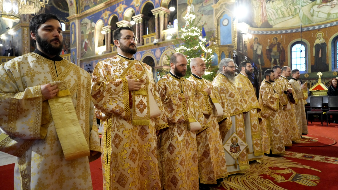 Exteriorul Catedralei Mitropolitane din Sibiu, locul prăznuirii Duminicii dinaintea Botezului Domnului