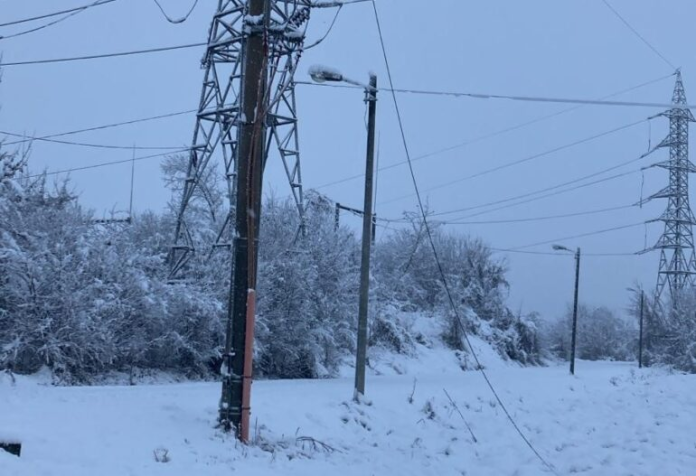 Harta cu întreruperi de curent în localitățile din județul Sibiu, afectate de vreme severă.