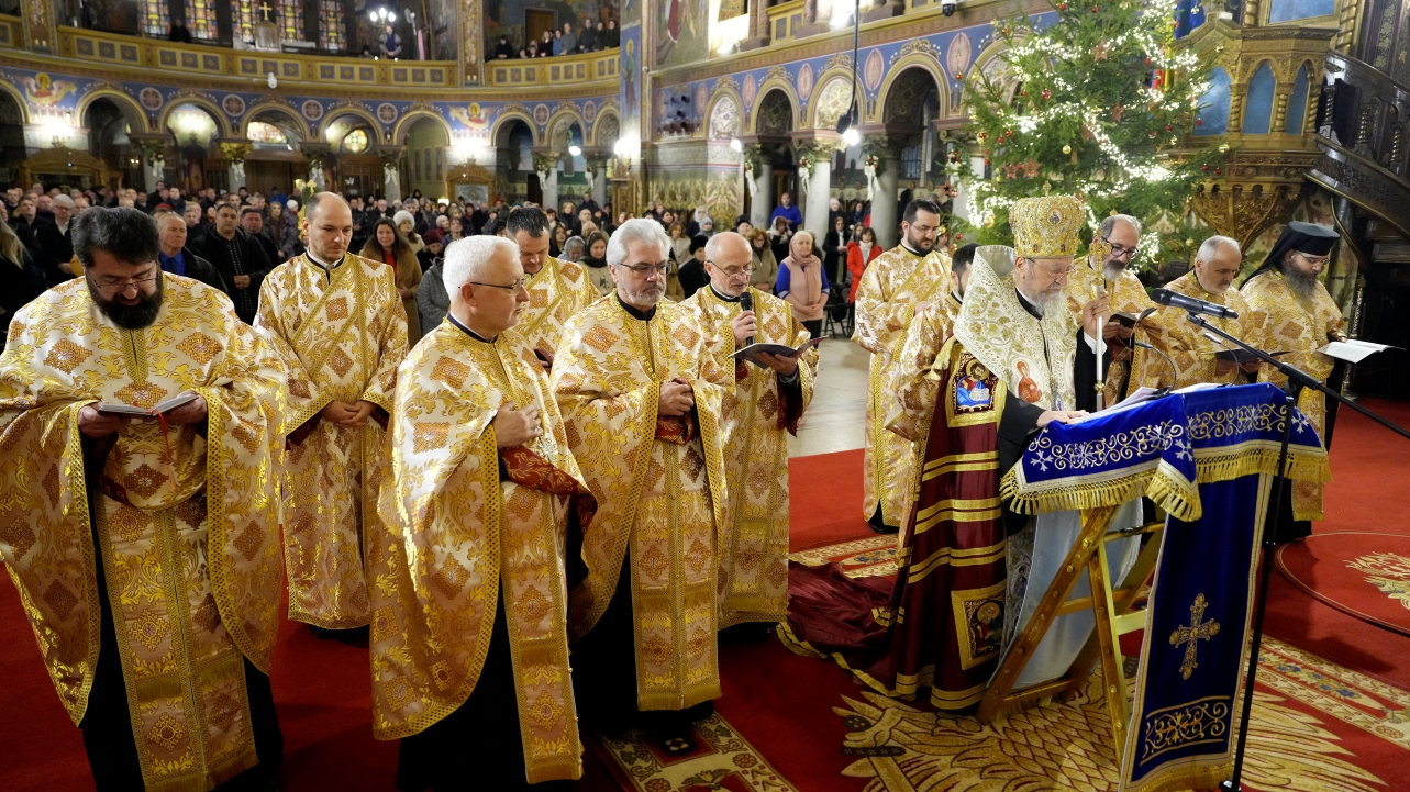 Popas de rugăciune la trecerea în noul an, la Catedrala Mitropolitană din Sibiu