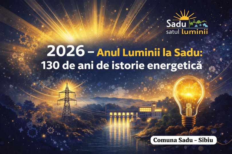 520 Fabrica de la Sadu, un monument al istoriei energetice românești, aflată în centrul Anului Luminii 2026.