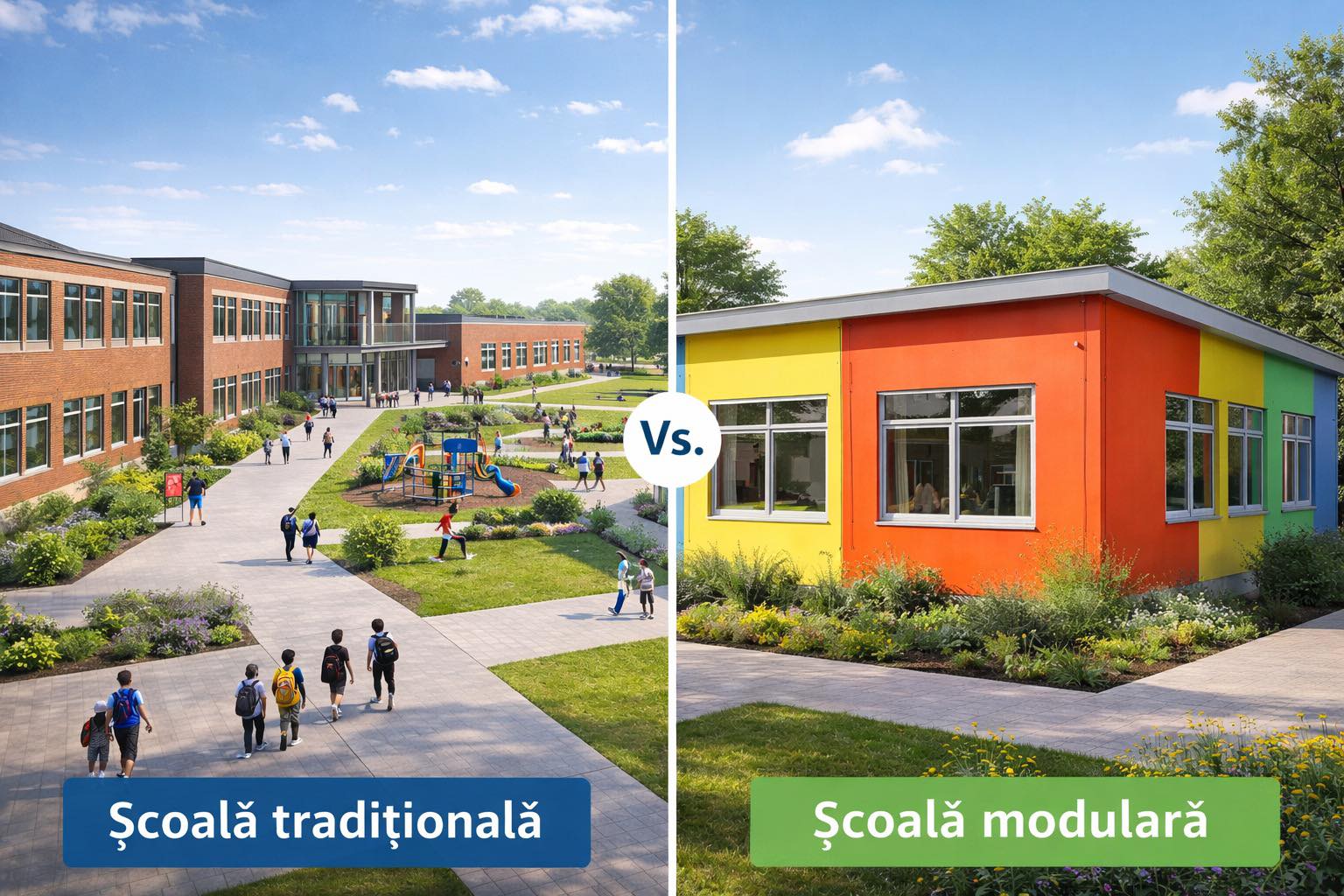 Campusul școlar modern din Cisnădie, o investiție de peste 120 de milioane de lei